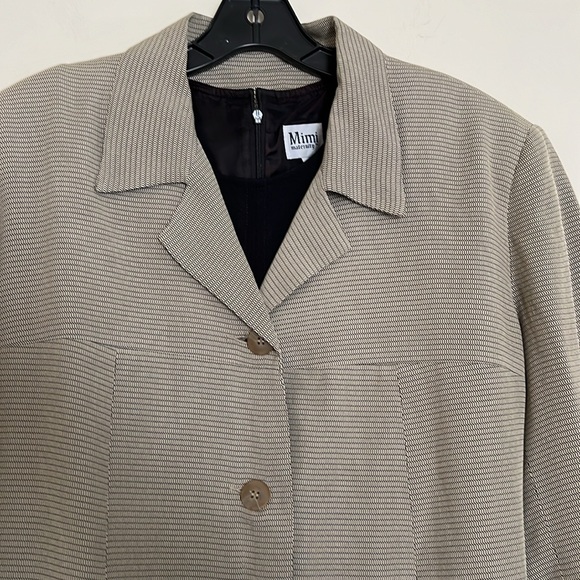 MIMI MATERNITY Women’s 2 Piece Jacket/Sleveless Dress Size L - Picture 2 of 16